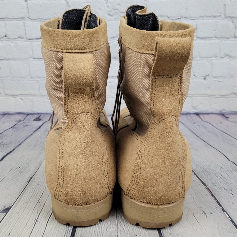 WELLCO | lace-up vibram sole suede military desert combat boots - Picture 7 of 10